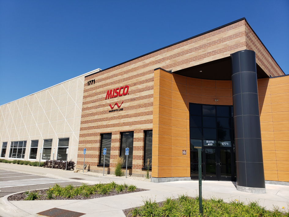 MISCO's new office and warehouse in St. Paul, Minnesota (2019).